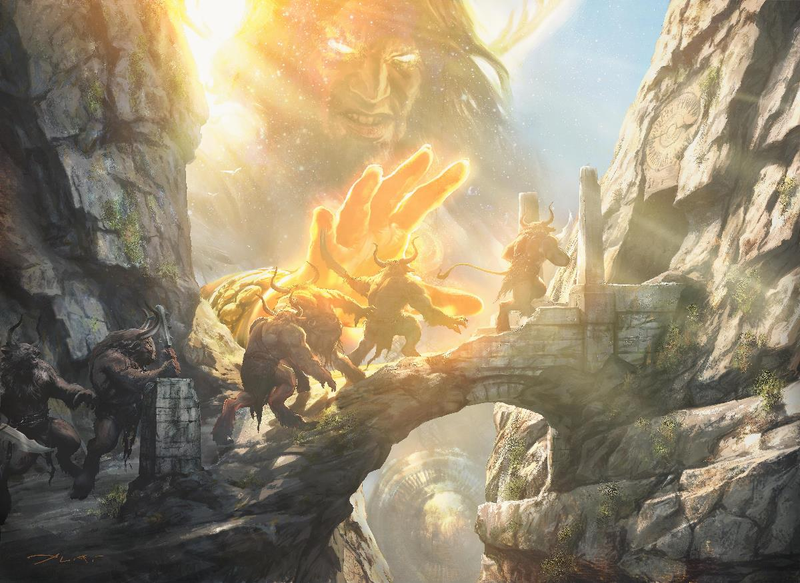 Illustration for article titled Legends walk among us in this Magic the Gathering: Born of the Gods art